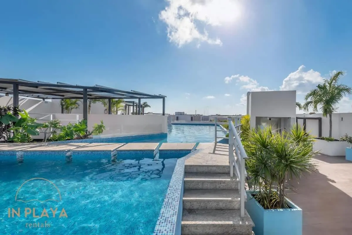 Luxury Condo 1Bd Apt Ac Pool Gym Cinema Playa del Carmen Apartmán